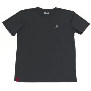 Phiten X30 Aqua Titanium Short Sleeve Shirt (Black) Small